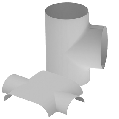 PVC T-idom 176/176 mm - szürke szigetelésburkolat